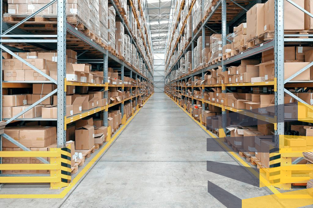 Warehouse image to accompany article on warehouse equipment solutions