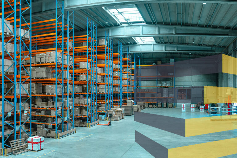 Warehouse scene to illustrate article on warehouse design ideas. By Jacque Dillies on Unsplash