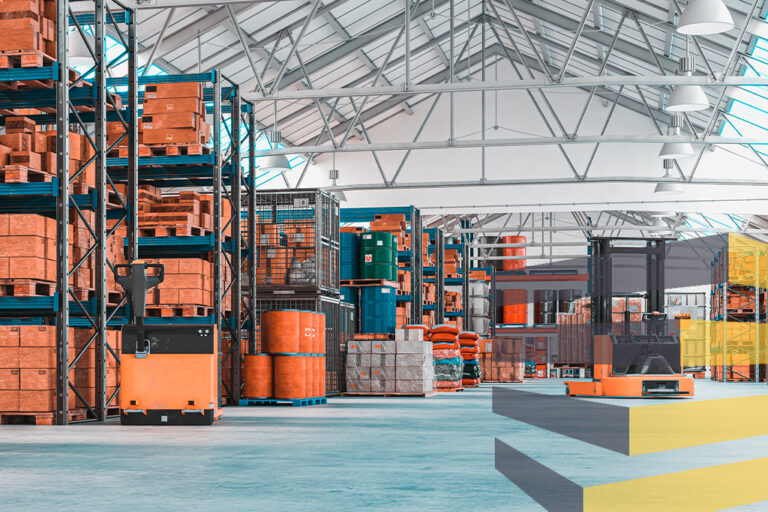 Organised facility to illustrate article on how to set up a warehouse