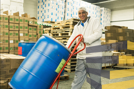 Man in protective gear to illustrate article on industrial cleaning service. By No Revisions on Unsplash.